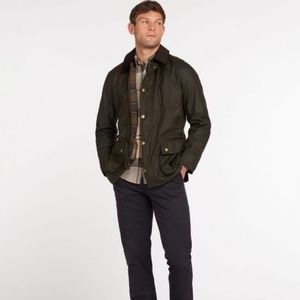 NEW Barbour Ashby Wax jacket size medium large olive mens